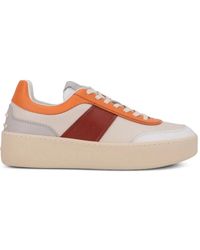 Tod's - Gommino Plateau-Sneakers - Lyst
