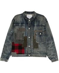 Junya Watanabe - Patchwork Denim Jacket - Lyst