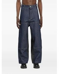 BRYAN JIMENE`Z - Panelled Jeans - Lyst