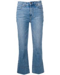 PAIGE Jeans crop - Blu