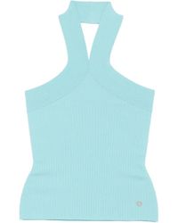 Karl Lagerfeld - ホルターネック ニットトップ - Lyst