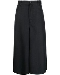 Balenciaga - Wide-leg Cropped Trousers - Lyst