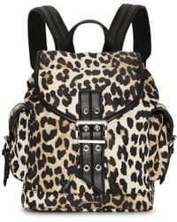 Ganni - Mochila con estampado de leopardo - Lyst