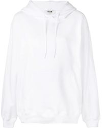 MSGM Sweater Met Capuchon - Wit