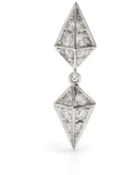 Statement Paris - Rockaway Diamond Single Earring - Lyst