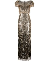 Jenny Packham - Sungem Sequin-embellished Dress - Lyst