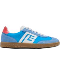 Balmain - Baskets Swan En Cuir Suédé - Lyst