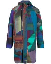 Paul Smith - Printed Zip-up Hooded Jacket - Lyst