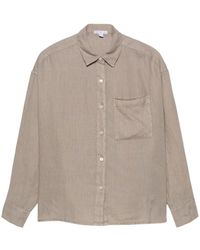 James Perse - Long-sleeve Linen Shirt - Lyst