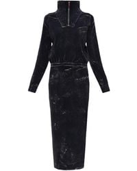 DIESEL - M-Marcelle Quarter-Zip Dress - Lyst