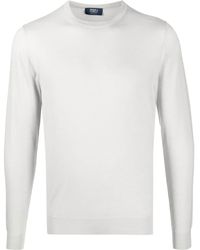 Fedeli - Ribbed Crew Neck Jumper - Lyst