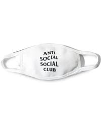 ANTI SOCIAL SOCIAL CLUB - Logo-Print Face Mask - Lyst