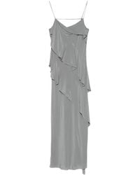 Patrizia Pepe - Robe Longue À Volants - Lyst