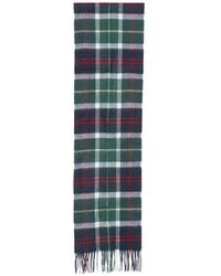 Barbour - Tartan Fringed Scarf - Lyst