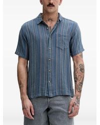 Hurley - Vertical-Stripe Chest-Pocket Shirt - Lyst