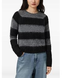 AllSaints - Striped Sweater - Lyst