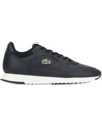 Lacoste - Linetrack Leather Sneakers - Lyst