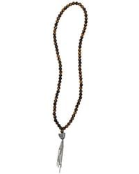 HTC - Mystery Shield Beaded Tassel Necklace - Lyst