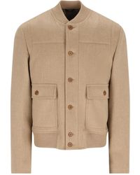 Fendi - Buttoned patch-pocket jacket - Lyst