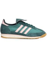 adidas - Sl 72 Suede-Trim Panelled Sneakers - Lyst
