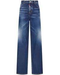 DSquared² - Vaqueros anchos - Lyst