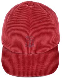 Brunello Cucinelli - Embroidered Corduroy Cap - Lyst