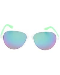 Polaroid - Double-Bridge Pilot-Frame Sunglasses - Lyst