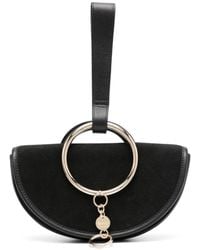 See By Chloé - Mara Ring-embellished Suede Tote Bag - Lyst