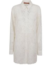 Ermanno Scervino - Lace-detailed Shirt - Lyst