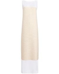 KHAITE - Silk Blend Elegant Dress - Lyst