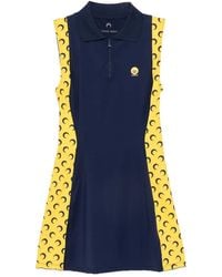 Marine Serre - Moon-Print Sleeveless Mini Dress - Lyst