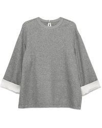 Carven - Contrasting-Cuff Top - Lyst