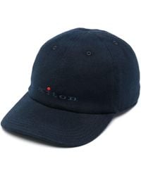 Kiton - Embroidered-logo Cotton Baseball Cap - Lyst