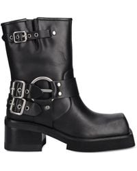 Jeffrey Campbell - Stubborn Buckled Square-Toe Boots - Lyst