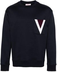 Valentino Garavani - Vlogo Cotton Blend Sweatshirt - Lyst