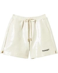 Twinset - Sequin-Embellished Shorts - Lyst