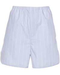 Filippa K - Striped Drawstring Shorts - Lyst