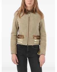 History Repeats - Embroidered Shearling Jacket - Lyst
