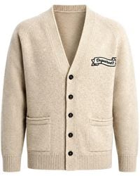 DSquared² - Logo-Patch Cardigan - Lyst