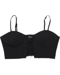 CALLIPYGIAN - Cropped Bustier Top - Lyst