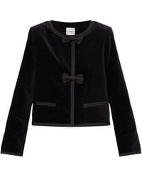 Posse - Quincy Bow-Detail Jacket - Lyst