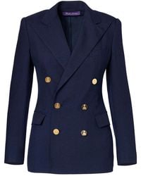 Ralph Lauren - Double Breasted Blazer - Lyst