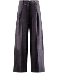 BOSS - Pleat-Detail Trousers - Lyst