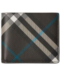 Burberry - Check-Pint Bi-Fold Wallet - Lyst