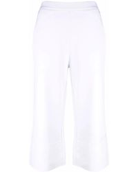 Stella McCartney - Cropped Kick-Flare Trousers - Lyst