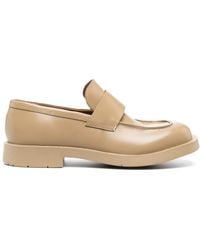 CAMPERLAB - Square-Toe Leather Loafers - Lyst