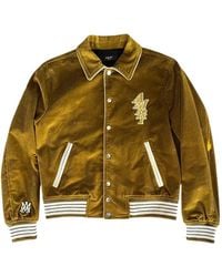 Amiri - Veste En Velours Côtelé À Patch Logo - Lyst