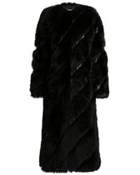 Dolce & Gabbana - Shearling Coat - Lyst