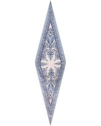 Etro - Silk Scarf With Floral Paisley Motif - Lyst