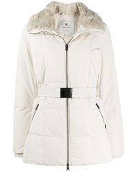 Woolrich Doudoune à taille ceinturée - Blanc